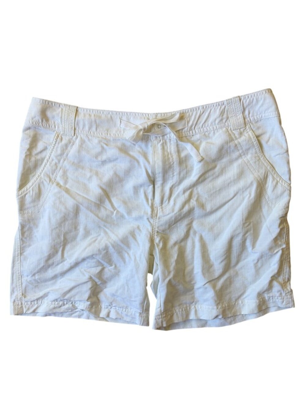 Reel Legends Shorts Womens 14 NWT White Outdoors Gorpcore UPF 30 Quick Dry